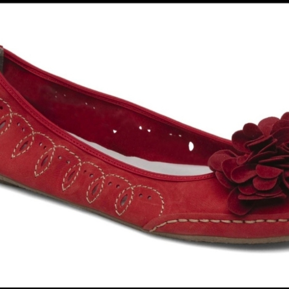 Rieker Suede Savannah Ballet Flats - Picture 2 of 8